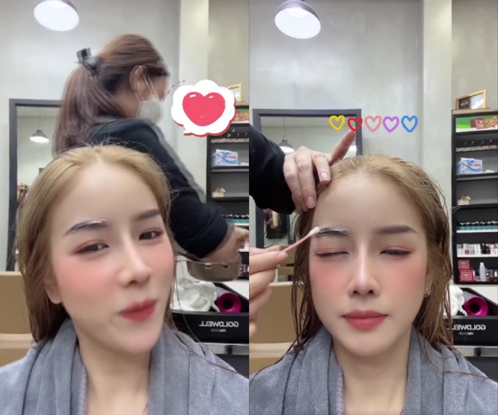 Lần đầu tiên xuất hiện của cô nàng sau khi sửa mũi