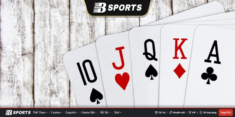 High card chính là tổ hợp bài lẽ nhất trong luật chơi Poker Hand